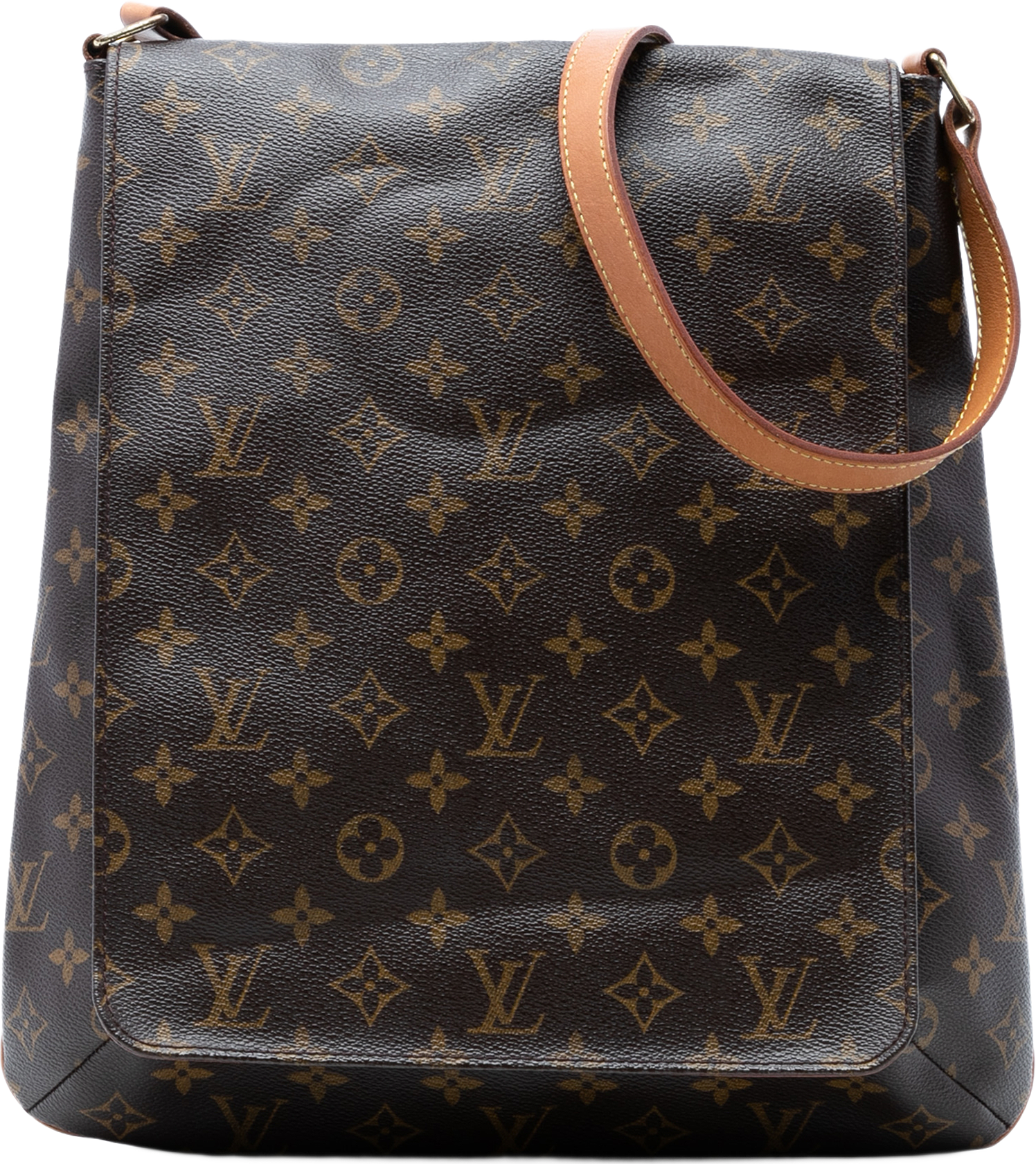 Louis Vuitton Monogram Musette Salsa Gm, från Luxclusif, i färgen brown.