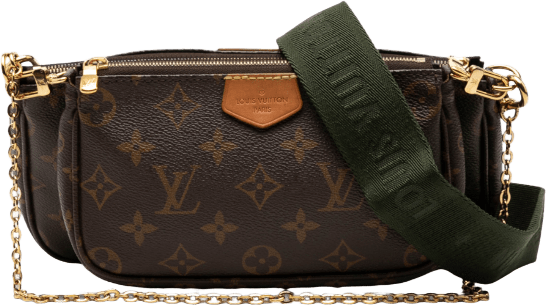 Louis Vuitton Monogram Multi Pochette Accessoires, från Luxclusif, i färgen brown.