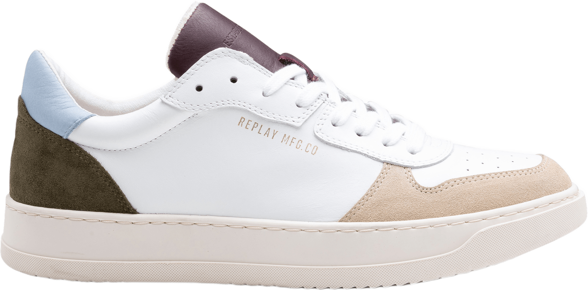 Reload City, från Replay, i färgen 3214 - beige lt blue burgundy.