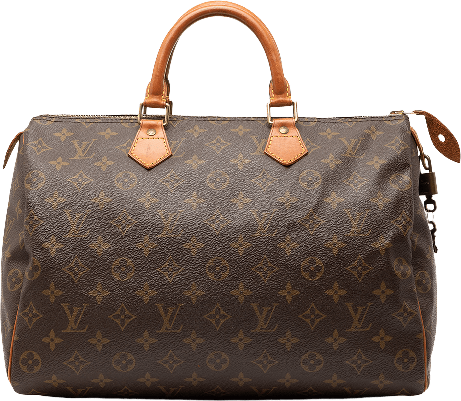 Louis Vuitton Monogram Speedy 35, från Luxclusif, i färgen brown.