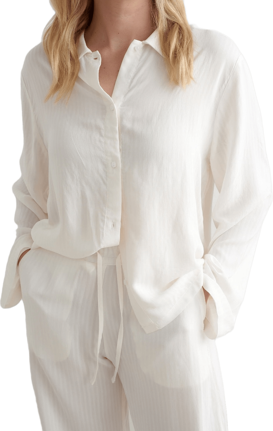 White Pyjama Shirt