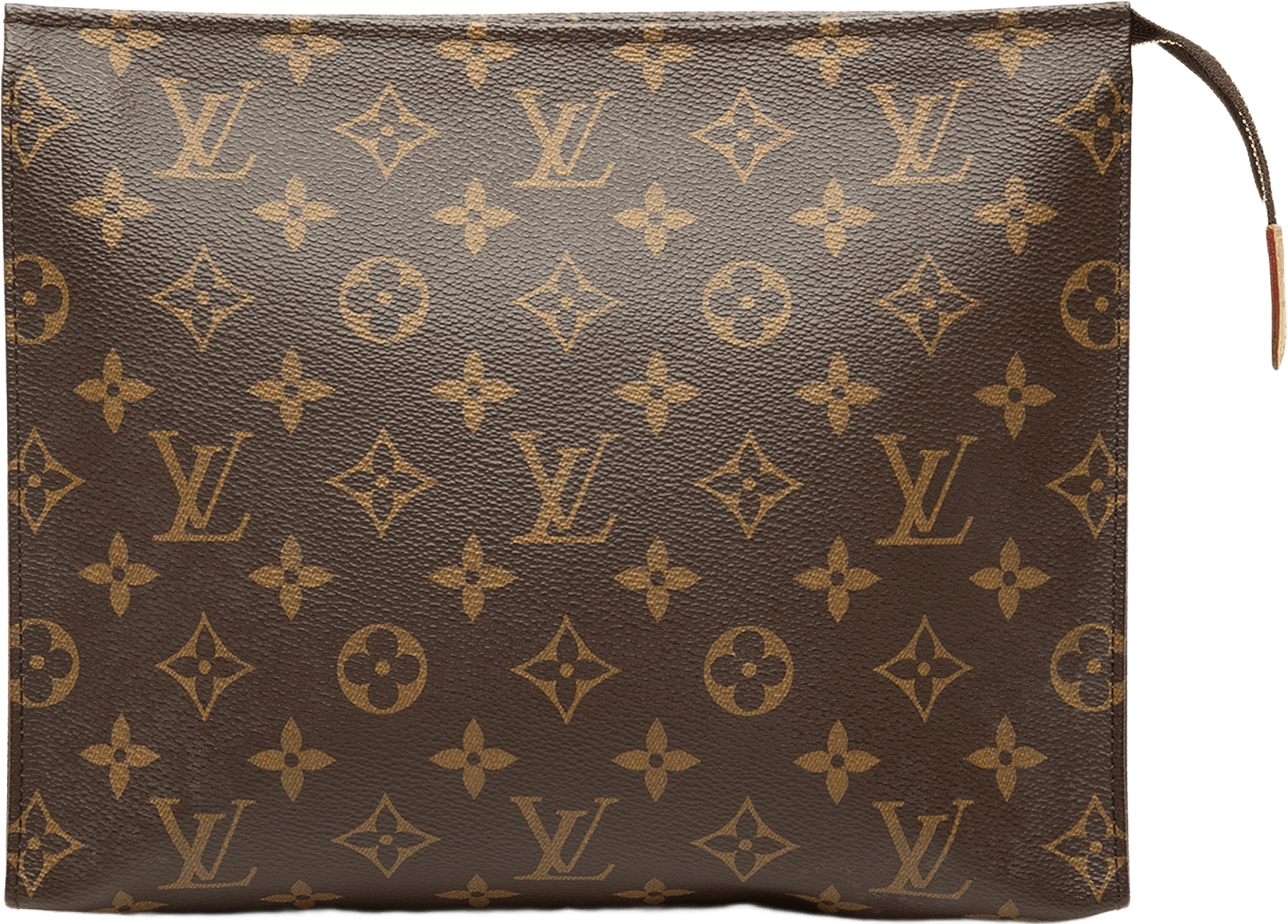 Louis Vuitton Monogram Toiletry Pouch 26, från Luxclusif, i färgen brun.