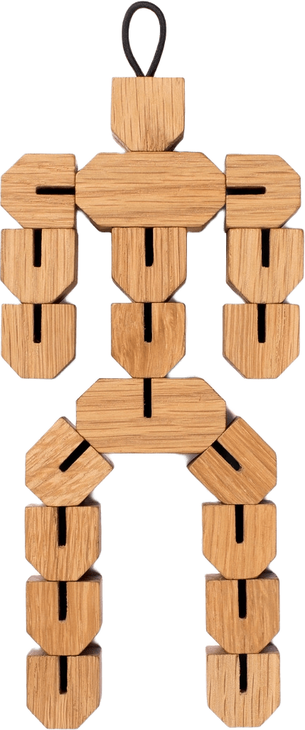 Grytunderlägg Clumsy Hans 19,9 cm Ek, från Spring Copenhagen, i färgen beige.