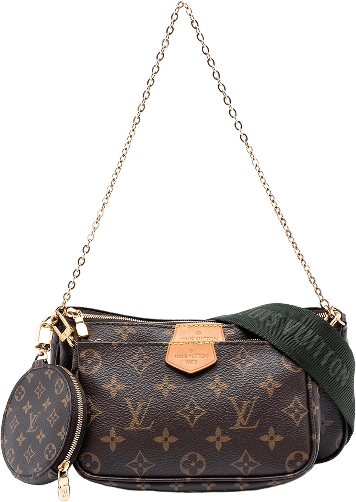 Louis Vuitton Monogram Multi Pochette Accessoires, från Luxclusif, i färgen brown.