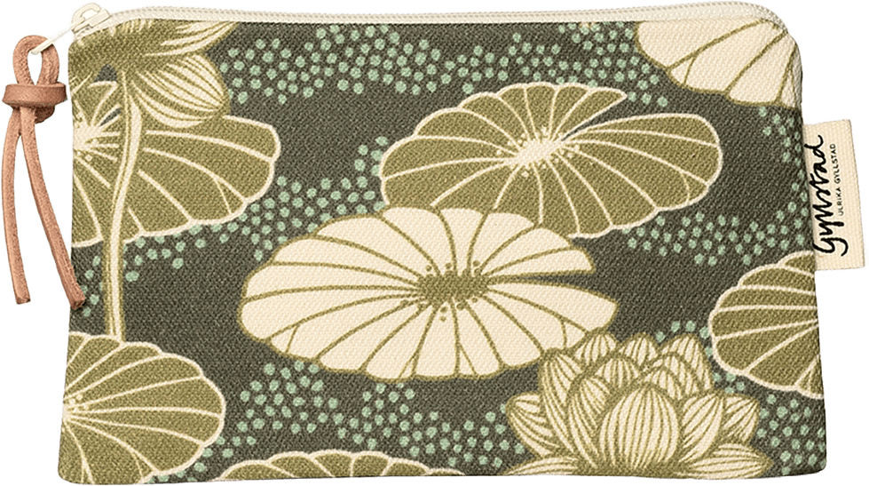 Makeup-väska Lotus, Small, från Gyllstad, i färgen green.