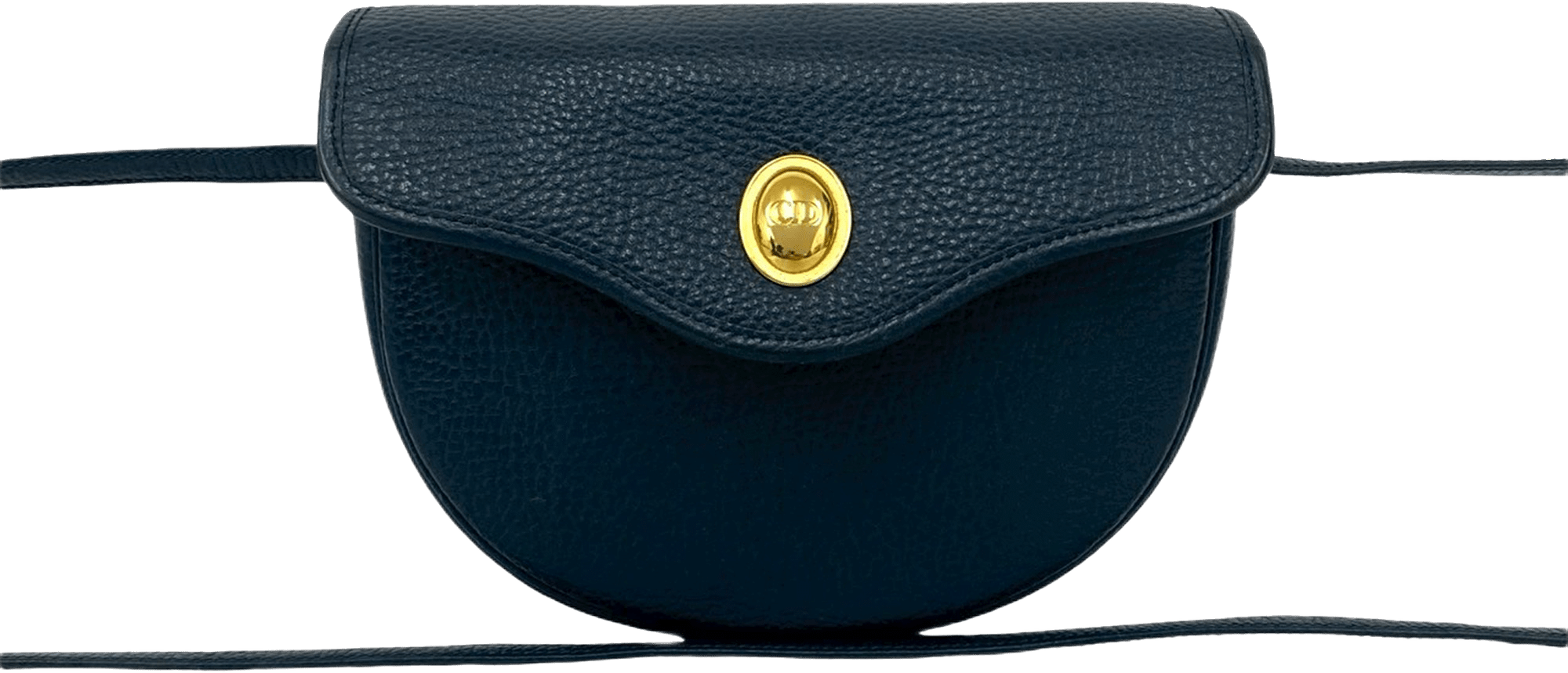 Dior Leather Crossbody, från Luxclusif, i färgen navy.