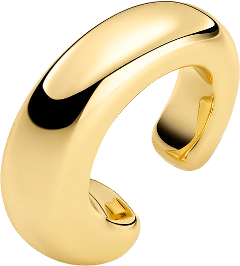 Goccia Pianura Ear Cuff, från Sif Jakobs Jewellery, i färgen guld.