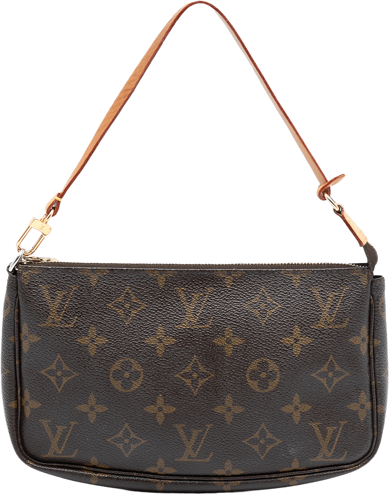 Louis Vuitton Monogram Pochette Accessoires, från Luxclusif, i färgen brown.
