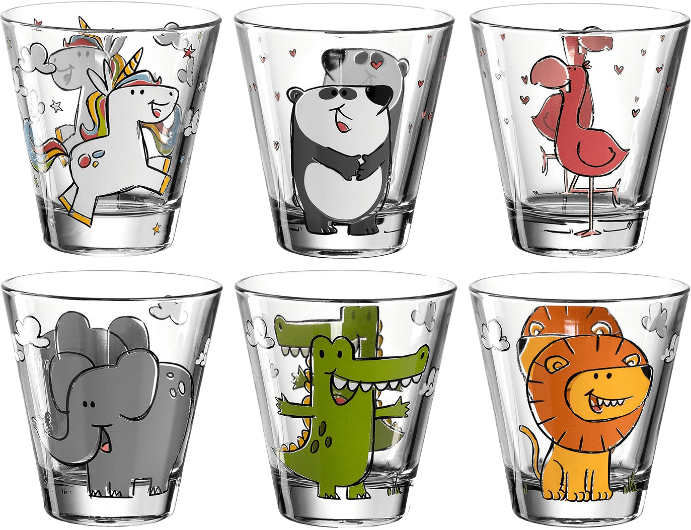 6 Tumblers ass. Bambini