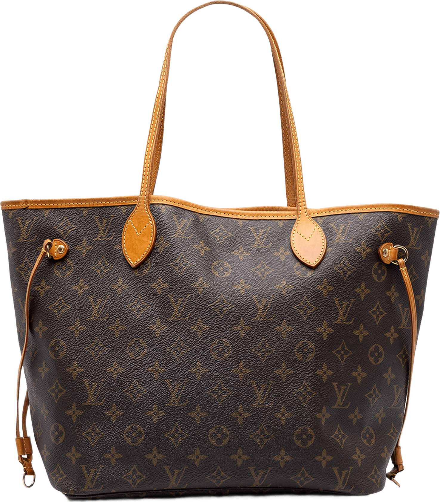 Louis Vuitton Monogram Neverfull Mm, från Luxclusif, i färgen brun.