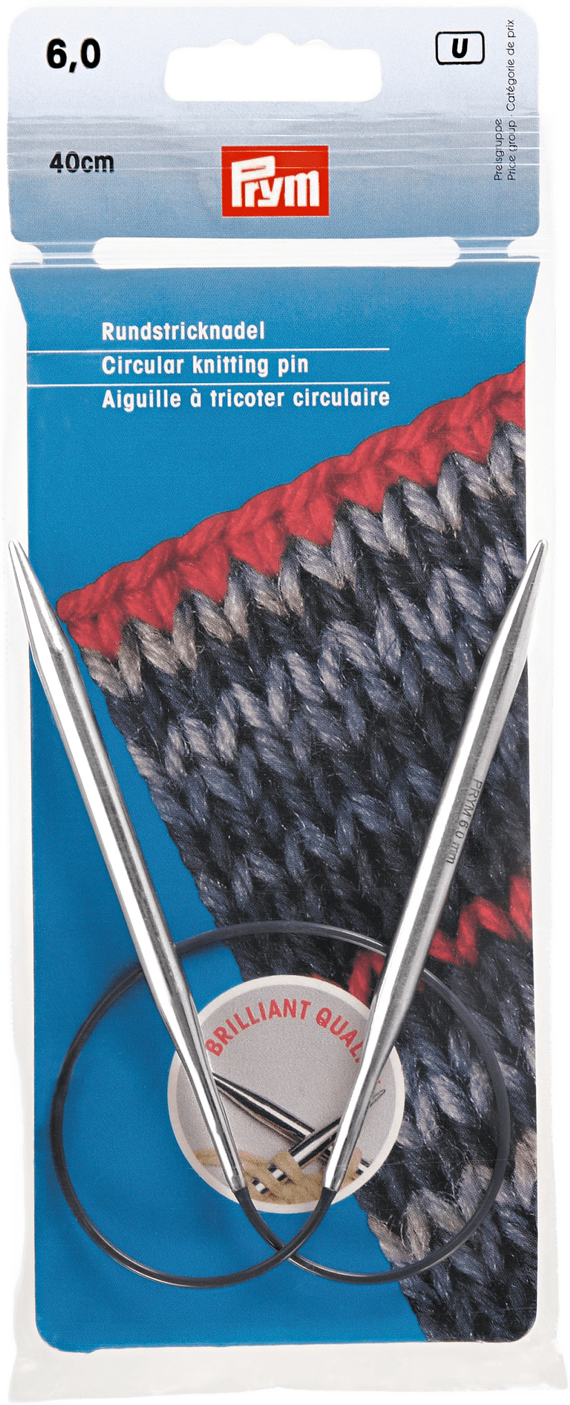 Rundstickor 6,0 - 40 cm, från Trend-Tex.