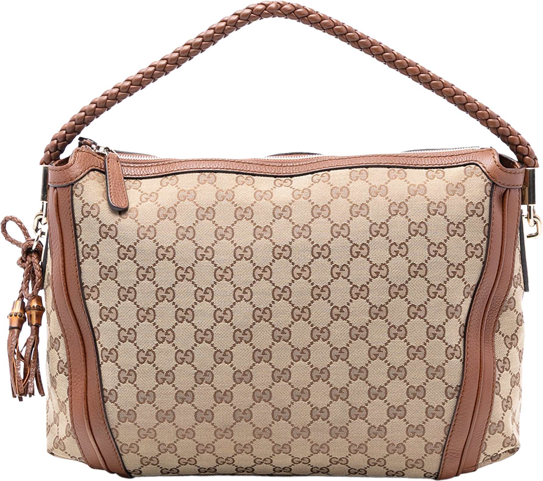 Gucci Medium Gg Canvas Bella Shoulder Bag, från Luxclusif, i färgen beige.