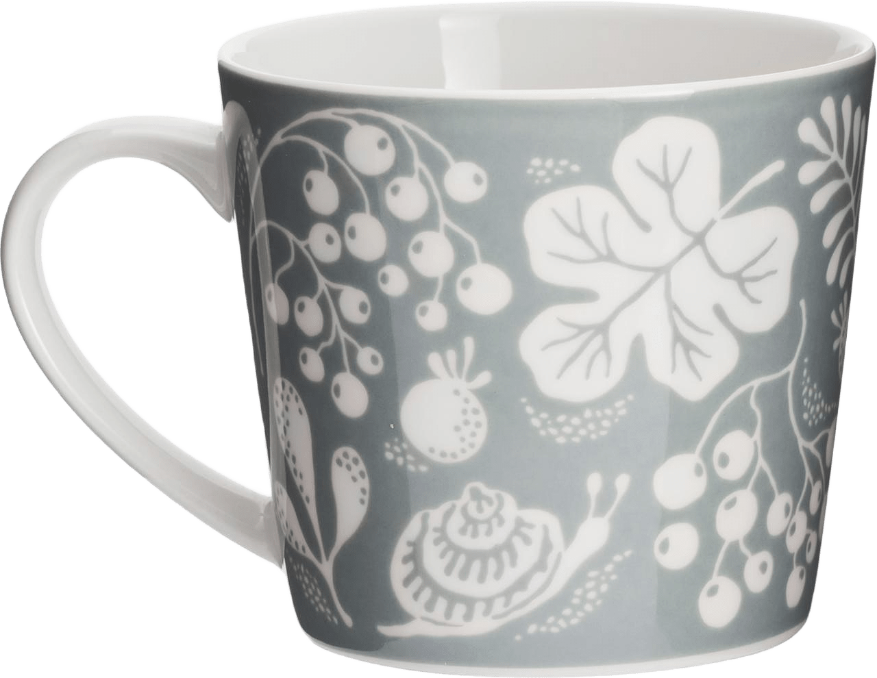 Porslinsmugg Stor - Wild At Heart, från Littlephant, i färgen dusty blue.