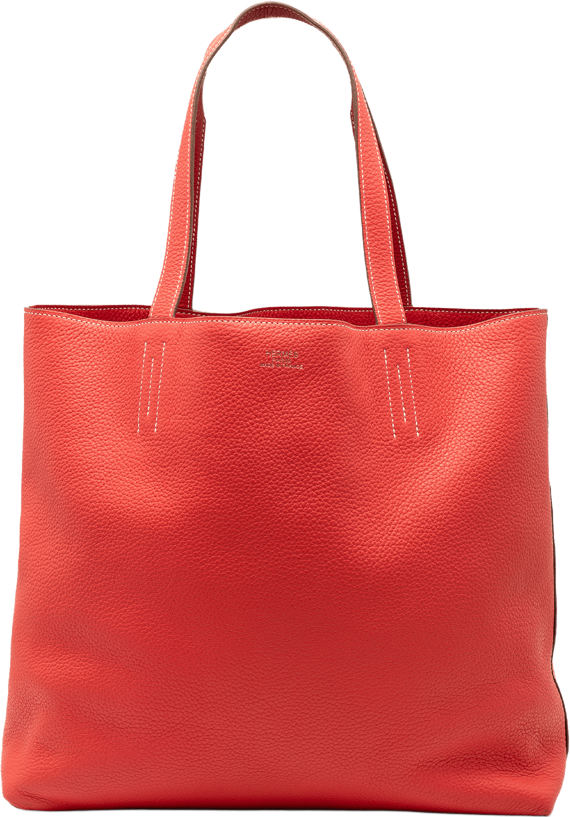 Hermès Clemence Double Sens 36, från Luxclusif, i färgen red.