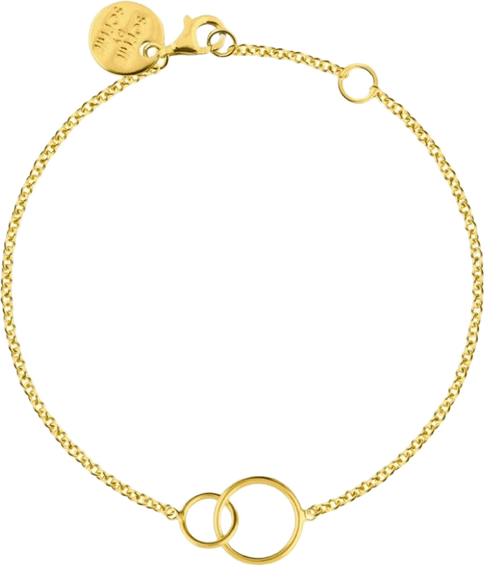 Mini Circle Bracelet, från Sophie by Sophie, i färgen Gold.