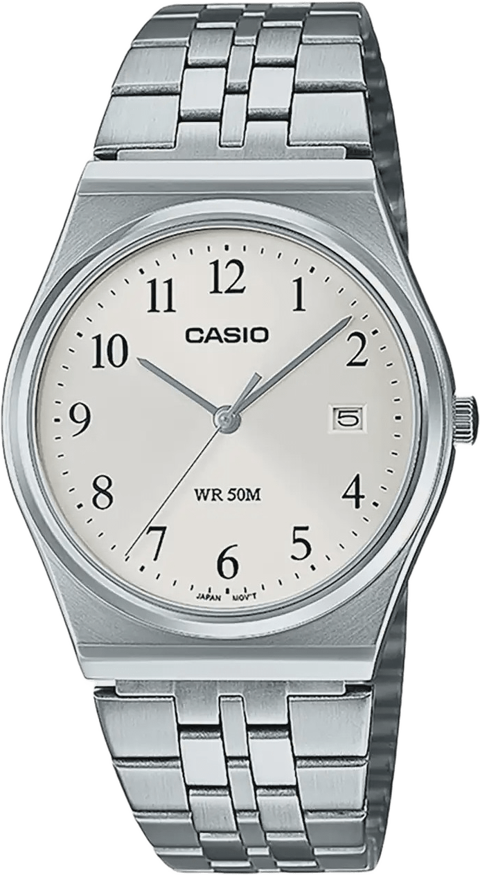 Casio Timeless Dam Silver, Metallband - Mtp-b145d-7bvef, från Casio, i färgen 1.