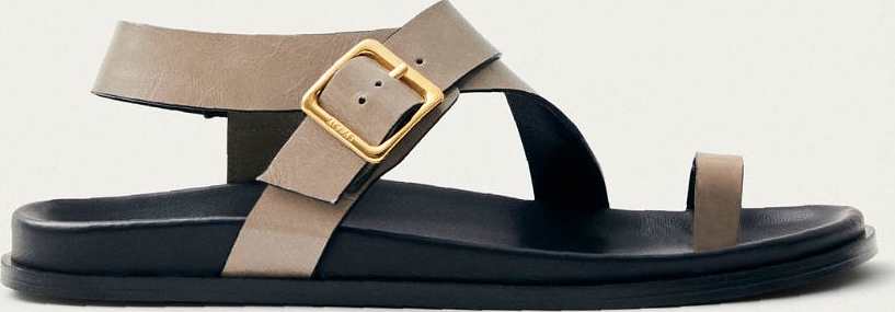 Siren Onix Stone Beige Leather Sandals, från Alohas, i färgen stone biege.