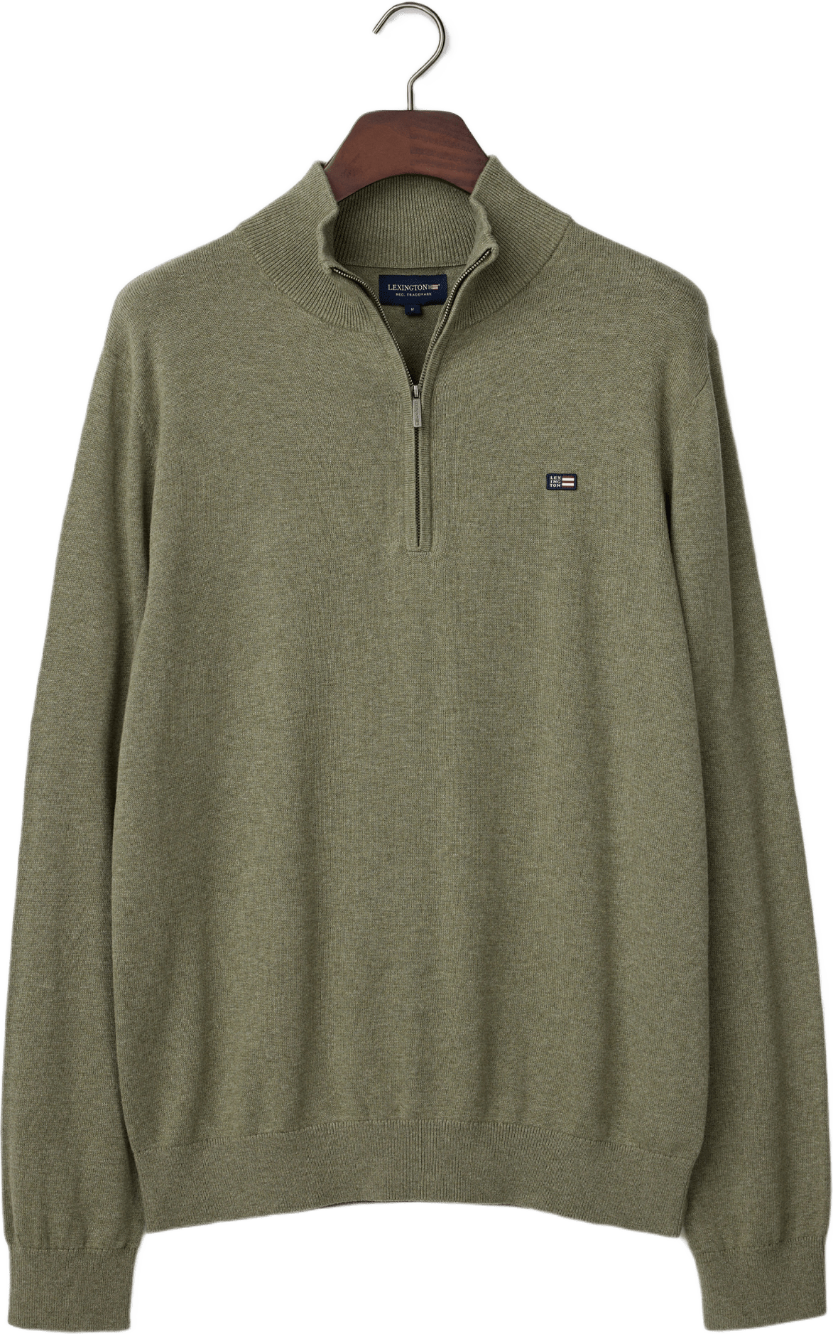 Cotton Half-zip Sweater
