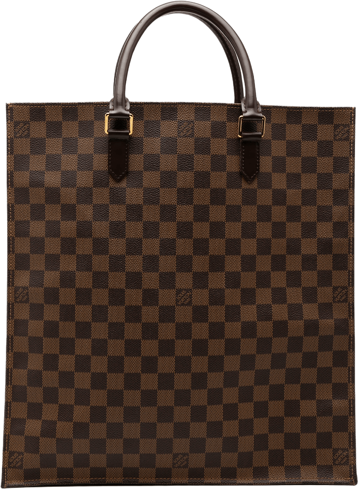 Louis Vuitton Damier Ebene Sac Plat, från Luxclusif, i färgen brown.
