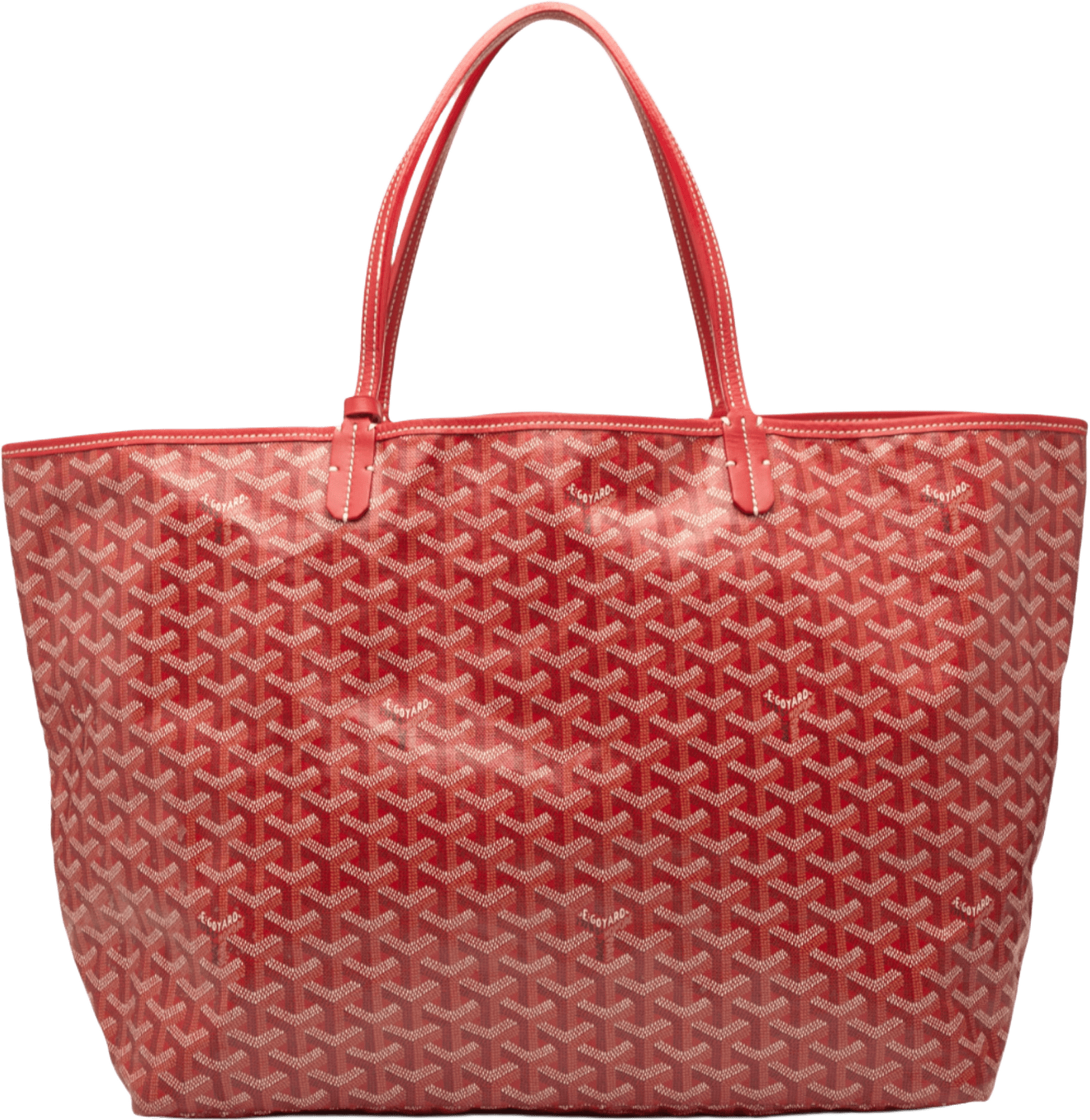 Goyard Goyardine Saint Louis Gm, från Luxclusif, i färgen red.