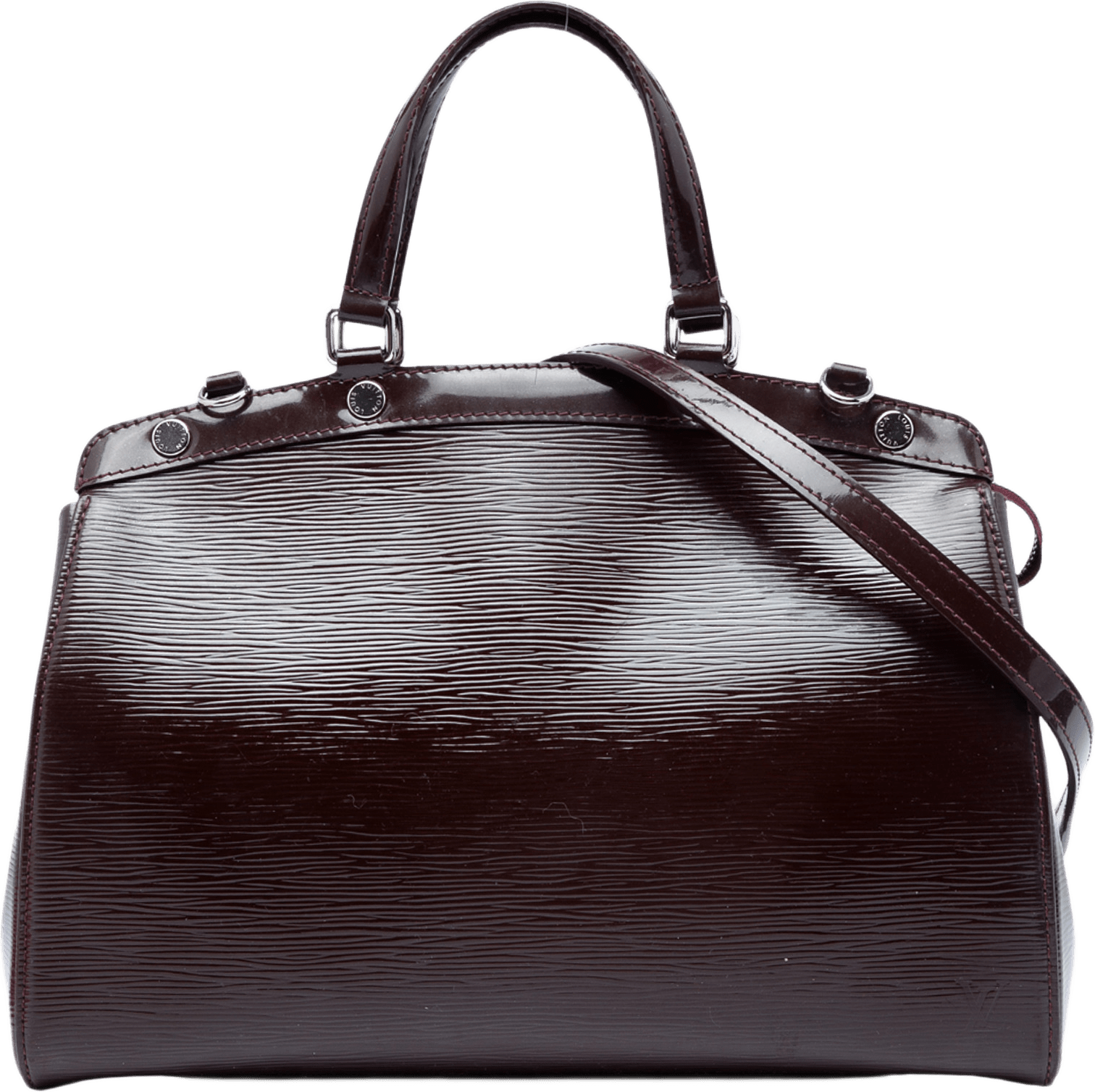 Louis Vuitton Electric Epi Brea Mm, från Luxclusif, i färgen purpur.