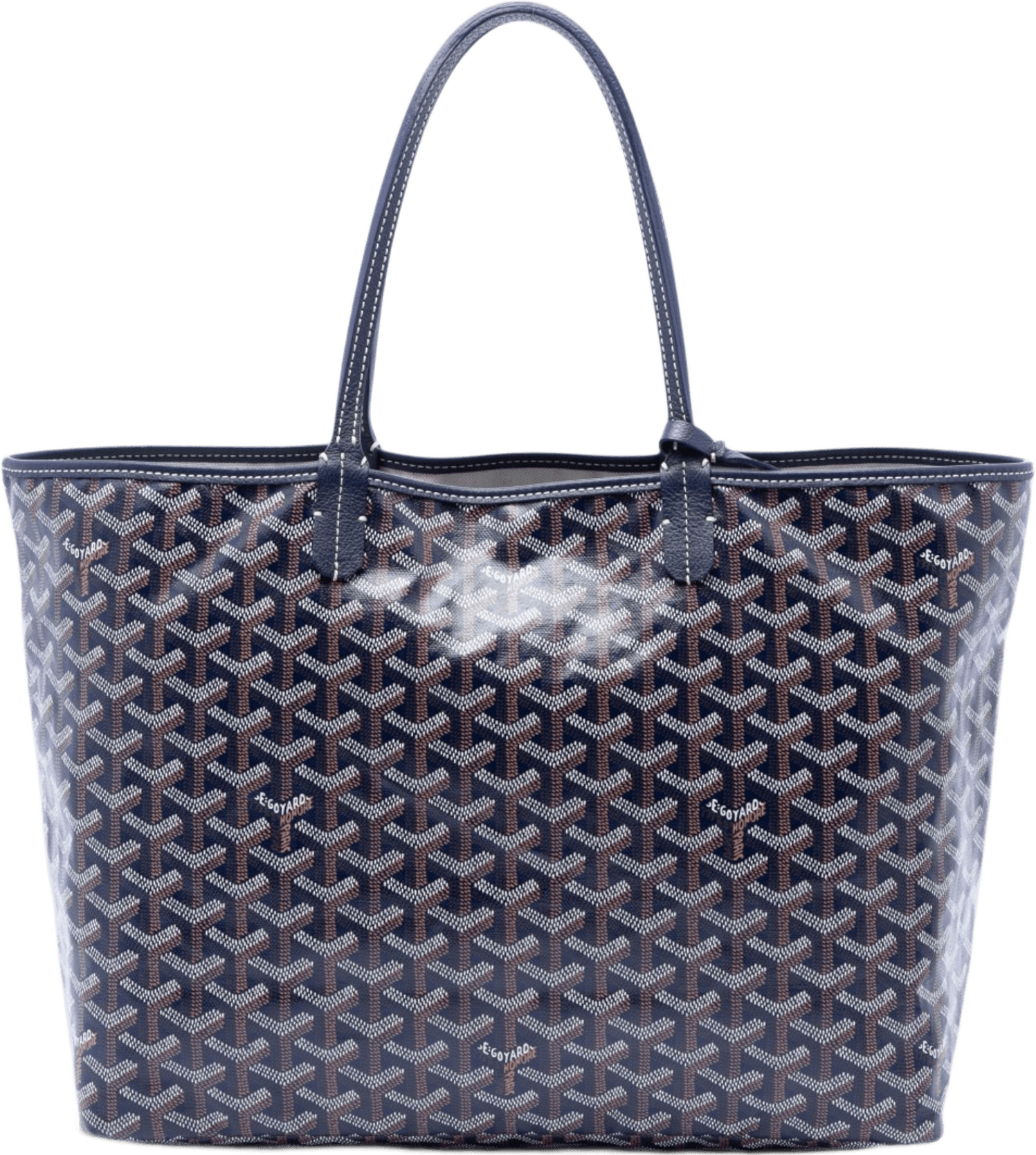 Goyard Goyardine Saint Louis Pm, från Luxclusif, i färgen navy.