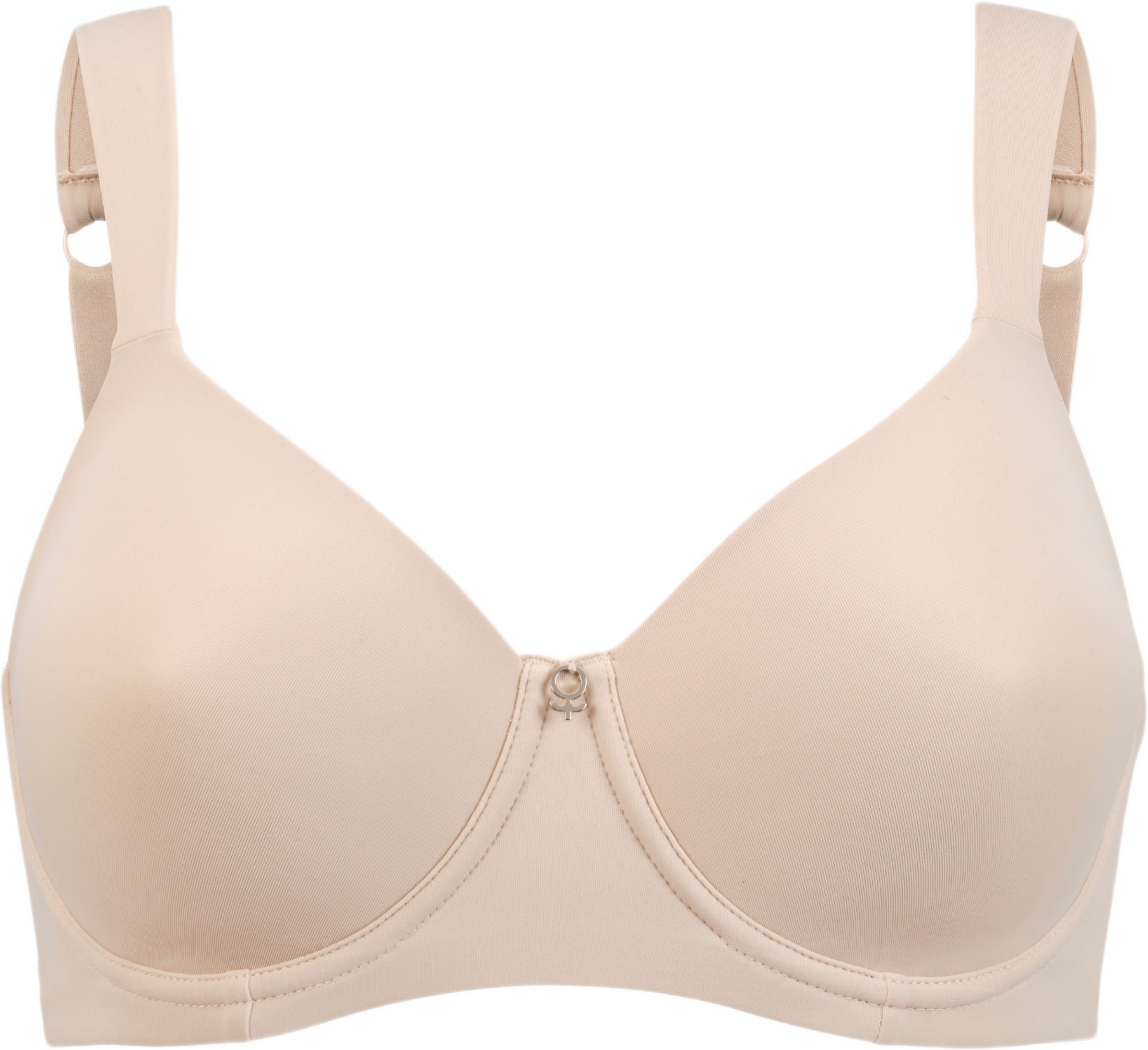Pure Shape Bygel-bh Med Vaddering, från Swegmark, i färgen beige.