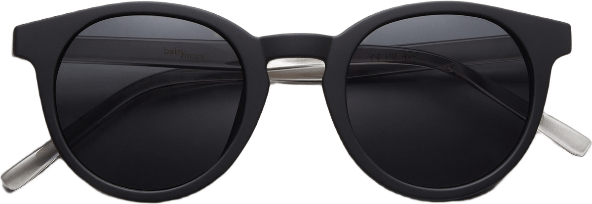 Babymocs Solglasögon Classic Shape - Barn, från BabyMocs, i färgen black.