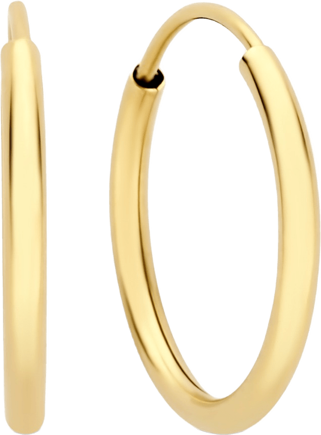 Le Marais 14 Karat Guld Creoler