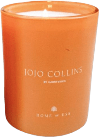 Jojo Collins By Hjortviken - Doftljus, från Home of ESS, i färgen orange.