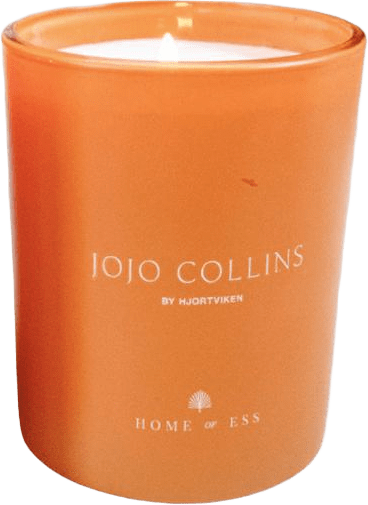 Jojo Collins By Hjortviken - Doftljus, från Home of ESS, i färgen orange.