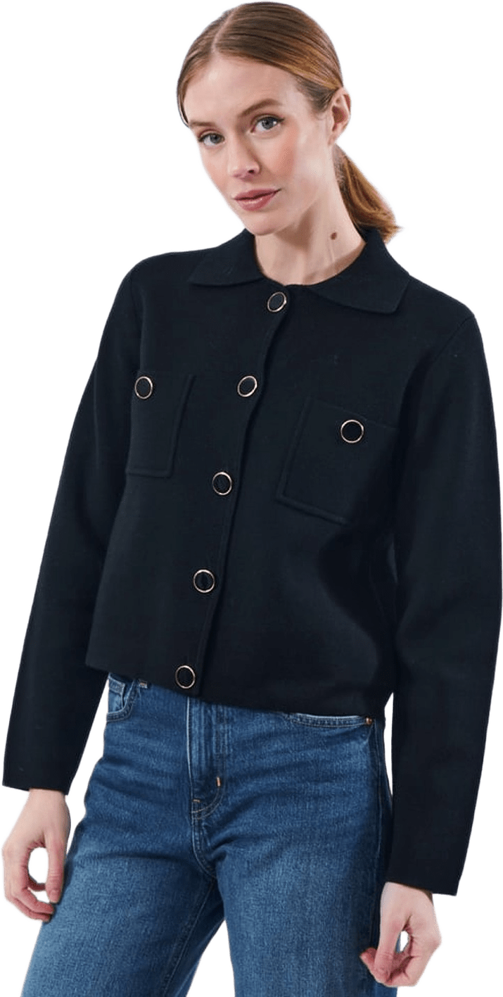 Nanette Cardigan, från Jumperfabriken, i färgen black.