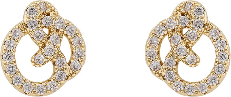 Mayfair Knot Ear, från SNÖ of Sweden, i färgen g/clear.