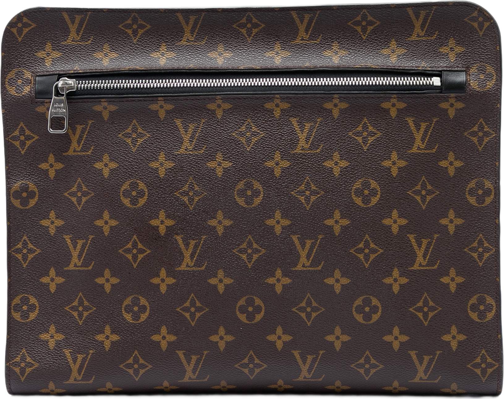 Louis Vuitton Monogram Macassar Portfolio Case, från Luxclusif, i färgen brun.