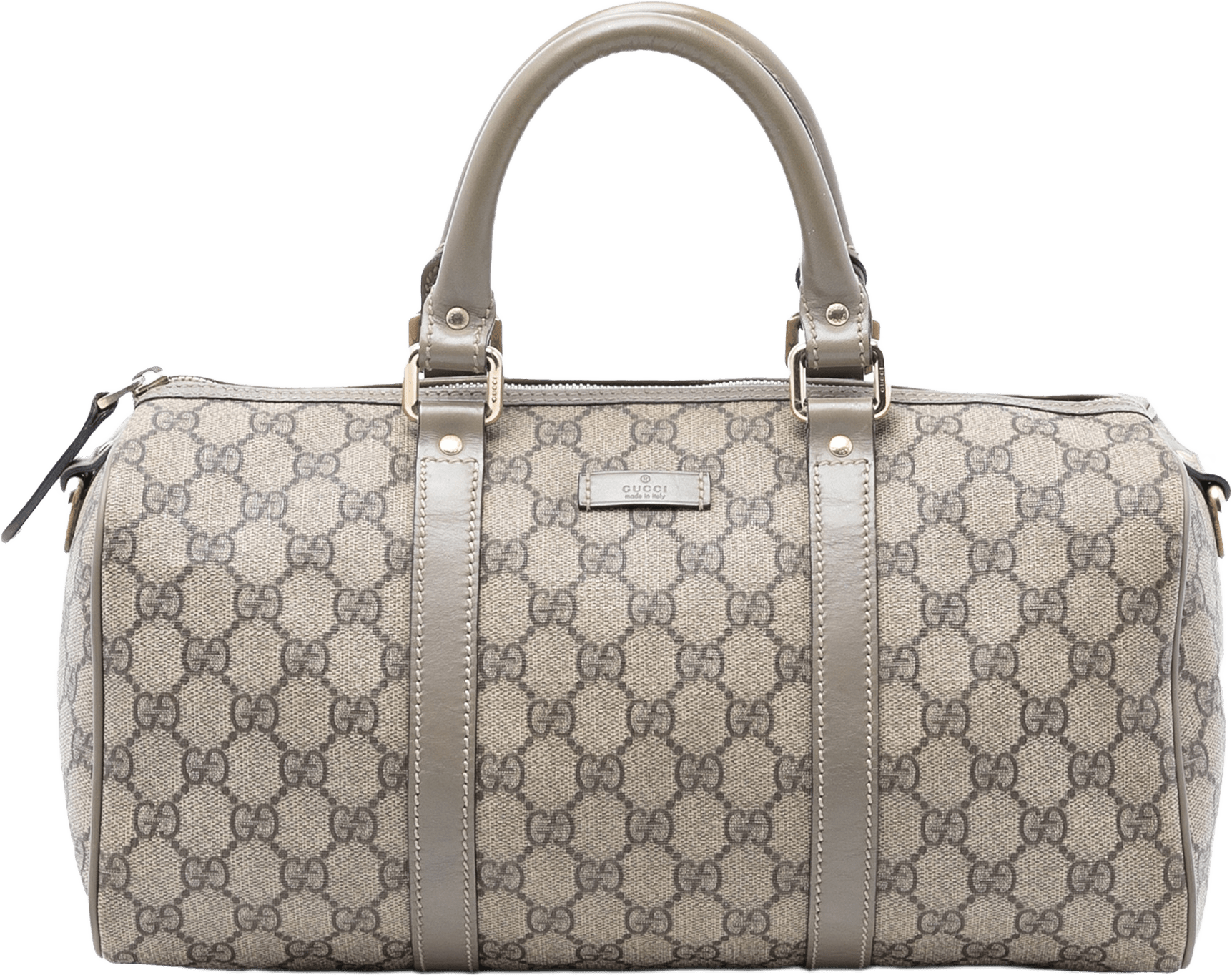 Gucci Small Gg Supreme Joy Boston Bag, från Luxclusif, i färgen beige.