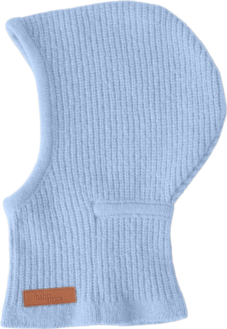Balaclava, från BabyMocs, i färgen ocean - new!.