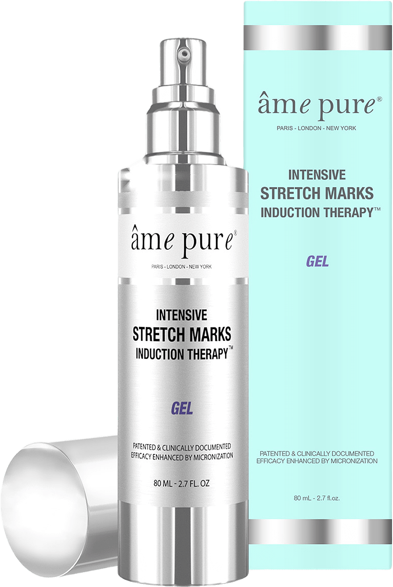 Intensive Stretch Mark Induction Therapy™ Gel, från Âme Pure, i färgen silver.