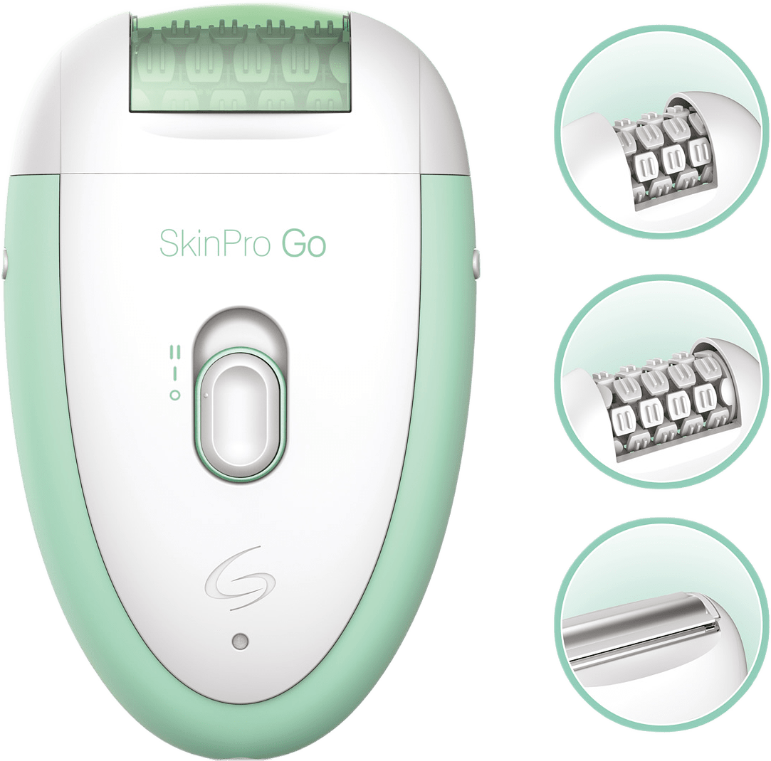 Epilator Skinpro Go Ii Ge0130, från Ga.Ma, i färgen grön.