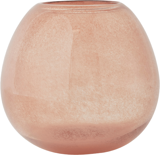 Lasi Vase - Round, från OYOY Living, i färgen taupe.