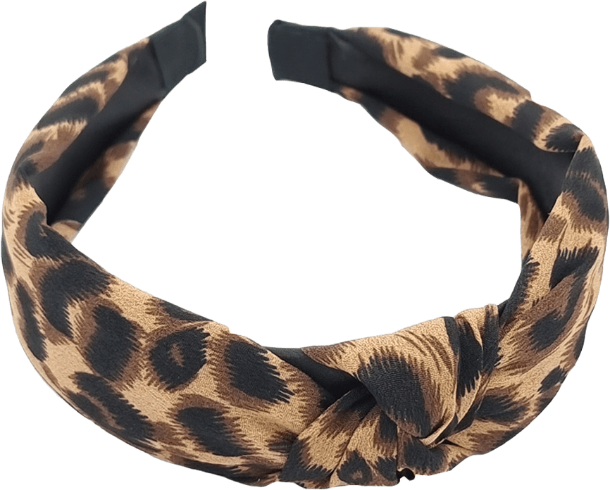 Knutdiadem Med Animal Print, från Complement, i färgen brown.