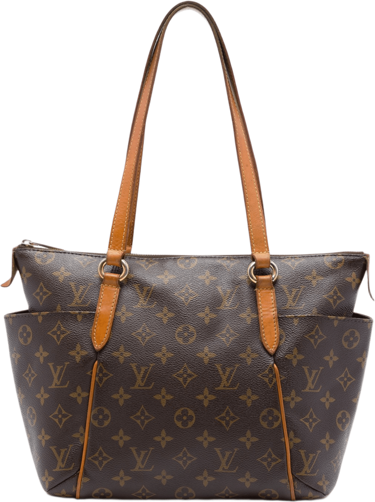 Louis Vuitton Monogram Totally Pm, från Luxclusif, i färgen brun.