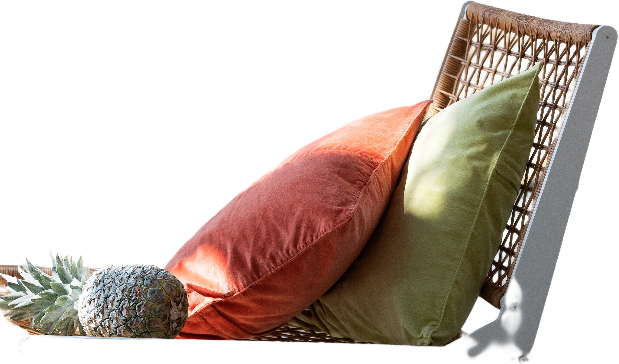 Kuddfodral Velvet, 50x50 cm, från Ceannis, i färgen Orange.