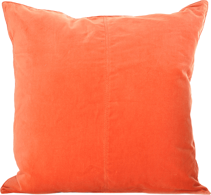 Kuddfodral Velvet, 50x50 cm, från Ceannis, i färgen Orange.