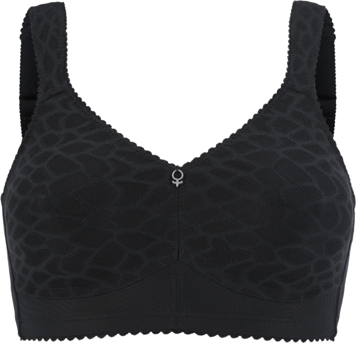 Rita Delight Soft Bra Moulded Cups, från Swegmark, i färgen black.