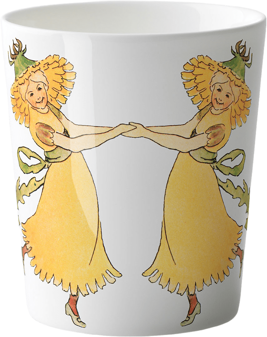 Elsa Beskow Mugg 28cl Flower Girl, från Design House Stockholm.