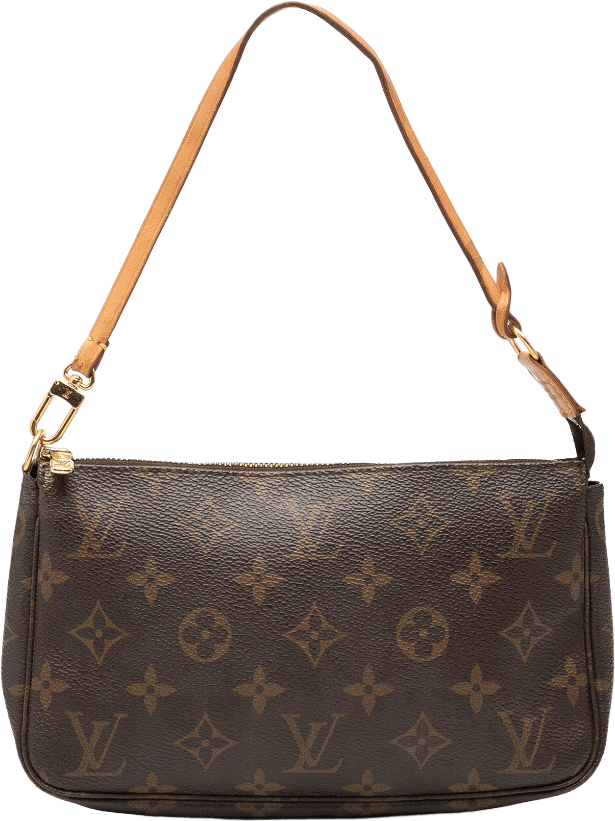 Louis Vuitton Monogram Pochette Accessoires, från Luxclusif, i färgen brown.