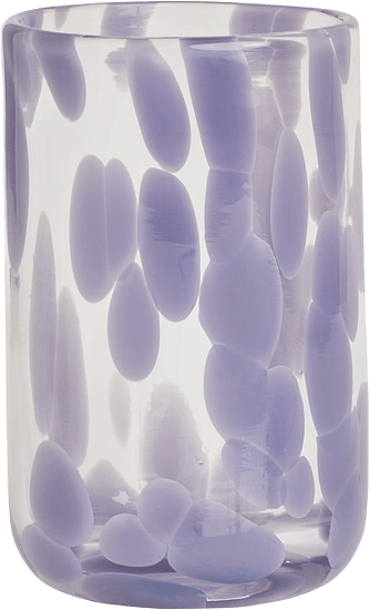 Jali Glass, från OYOY Living, i färgen lavender.