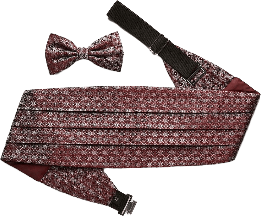 Geometric Cummerbund