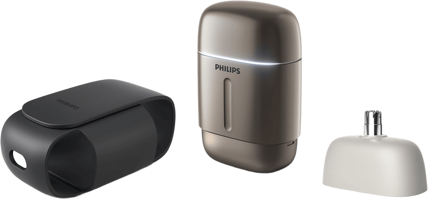 Rakapparat 700-serien Kompakt Wet & Dry Näshårstrimmer S791/06, från Philips, i färgen brons.