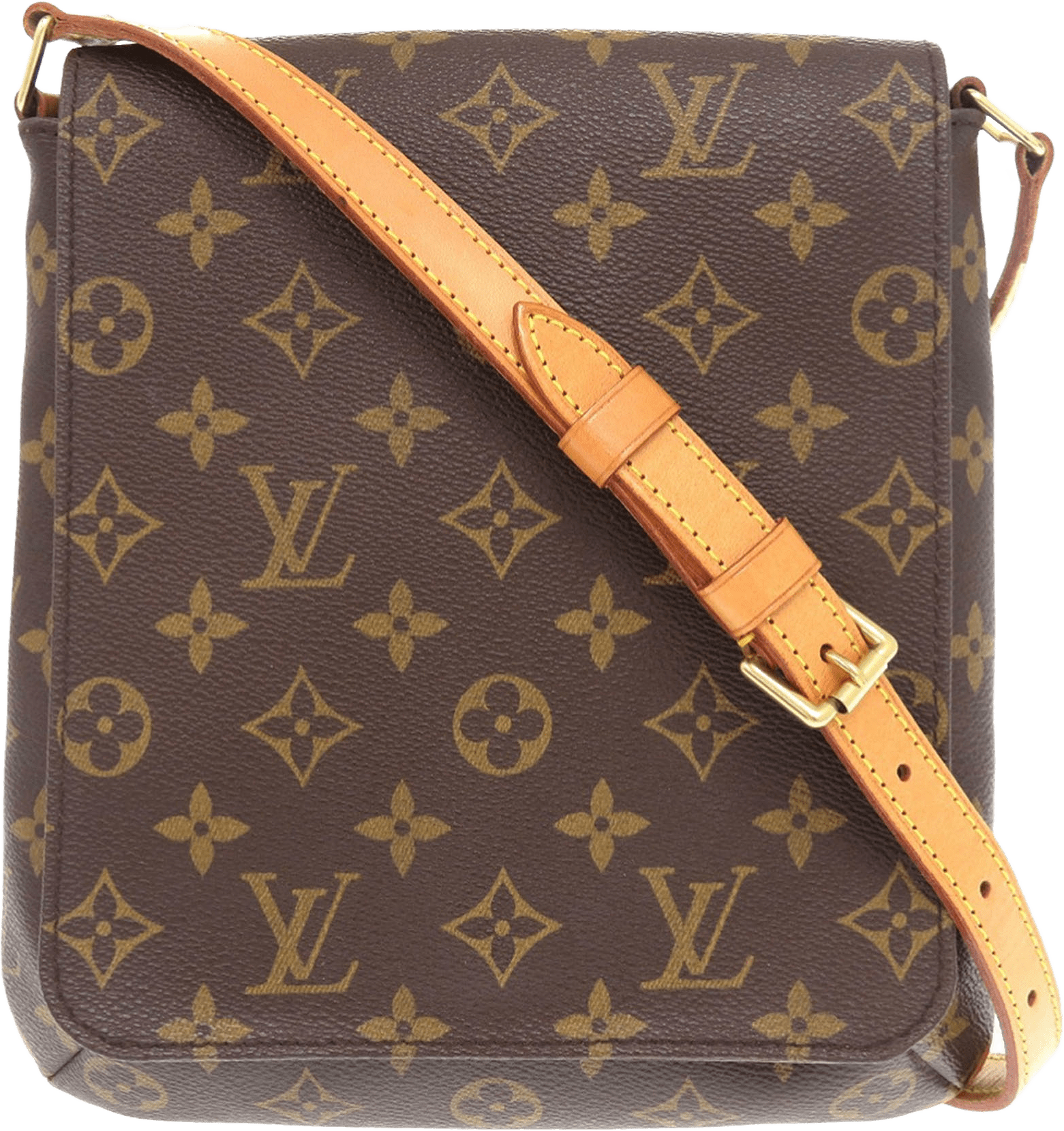 Louis Vuitton Monogram Musette Salsa Pm Short Strap, från Luxclusif, i färgen brown.